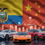 Bajarán los aranceles de carros y motos chinas en Ecuador desde enero de 2026: esto es lo que debes saber