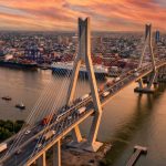 Daniel Noboa apuesta por el Quinto Puente: el megaproyecto que promete sacar 12.000 camiones de Guayaquil